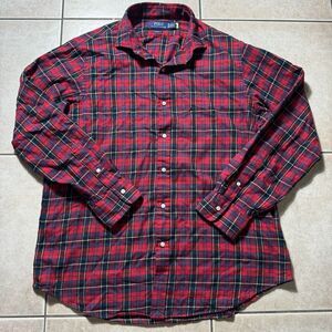 Polo Ralph Lauren Men's XL Tartan Classic Fit Button Up Shirt Plaid Long Sleeve